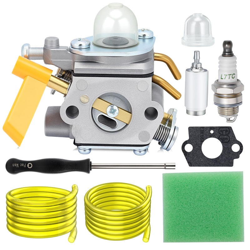 Venseri 308054013 26cc Carburetor for Ryobi CS26 CS30 SS26 SS30 Homelite Craftsman 30cc 26cc Trimmer Weedeater Replace C1U-H60 308054012 308054004 308054008 - Image 1